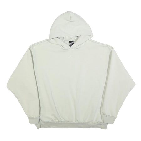 ADIDAS Womens White Pullover Hoodie XL Basketball Logo Sweatshirt