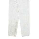 LEVI'S Mens Regular Fit White Denim Jeans W27 L32 Zip Classic Cotton Blend