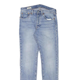 LEVI'S 501S Mens Jeans Blue Slim Straight Denim Light W28 L32 Classic Fit