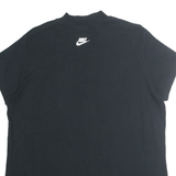 NIKE Womens Black Graphic T-Shirt XL Short Sleeve Crew Neck Cotton Blend