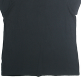 NIKE Womens Black Graphic T-Shirt XL Short Sleeve Crew Neck Cotton Blend