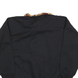 CITY SCAPE Womens Black Cotton Blend Pullover Sweatshirt XL Floral Collar Canada
