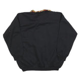 CITY SCAPE Womens Black Cotton Blend Pullover Sweatshirt XL Floral Collar Canada