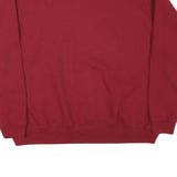 GILDAN Mens Maroon Sweatshirt Crew Neck XL Plain Cotton Blend Pullover