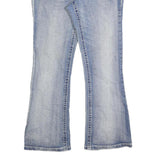 ARYIA Womens Jeans Blue Regular Flair Denim Light W32 L28 Stylish Casual Wear