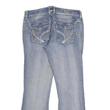 ARYIA Womens Jeans Blue Regular Flair Denim Light W32 L28 Stylish Casual Wear