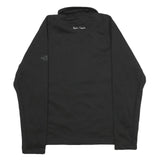 THE NORTH FACE Mens Black Jacket L Polyester Zip Plain Outdoors Casual