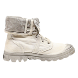 PALLADIUM Ankle Boots Beige Canvas Womens UK 7