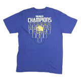 FANATICS Mens Blue 2018 NBA Finals Champions T-Shirt L Short Sleeve Crew Neck