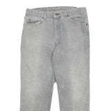 LEVI'S Mens Jeans Grey Slim Straight Denim Medium W36 L30 Classic Style