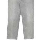 LEVI'S Mens Jeans Grey Slim Straight Denim Medium W36 L30 Classic Style