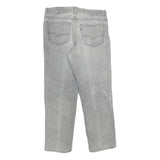 LEVI'S Mens Jeans Grey Slim Straight Denim Medium W36 L30 Classic Style