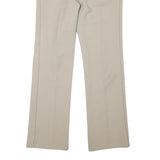LEVI'S Mens Beige Regular Straight Trousers W30 L29 Classic Zip Polyester