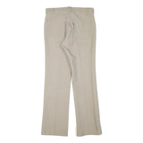 LEVI'S Mens Beige Regular Straight Trousers W30 L29 Classic Zip Polyester