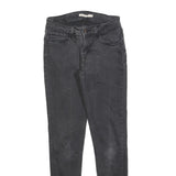 LEVI'S 535 Womens Jeans Black Slim Skinny Denim W27 L30 Classic Fit Zip