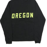 NIKE Womens Black Oregon Cotton Hoodie M Sportswear Casual Pullover