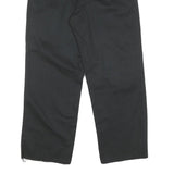 DICKIES Mens Regular Black Cotton Blend Zip Trousers W34 L29 Workwear Classic
