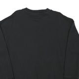 ADIDAS Mens Black Crew Neck XS Cotton Blend Casual Sweatshirt Pullover