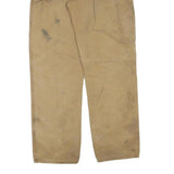 DICKIES Mens Regular Fit Cotton Blend Beige Workwear Trousers W34 L32 Durable