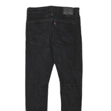LEVI'S 510 Mens Jeans Black Slim Skinny Denim Medium W30 L29 Zip Cotton Blend