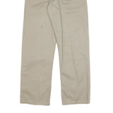 CALVIN KLEIN JEANS Mens Regular Beige Cotton Blend Zip Trousers W30 L29 Casual