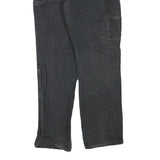 DICKIES Mens Regular Black Cotton Blend Jeans W34 L31 Workwear Zip Closure
