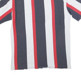 KARL KANI Mens Blue & White & Red Graphic T-Shirt M Short Sleeve Crew Neck