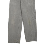 DICKIES Mens Jeans Grey Regular Straight Denim Medium W30 L28 Workwear Zip