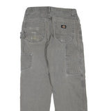DICKIES Mens Jeans Grey Regular Straight Denim Medium W30 L28 Workwear Zip