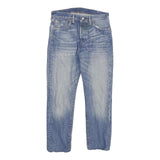 LEVI'S 501CT Mens Jeans Blue Regular Straight Denim Light W28 L26 Classic Button