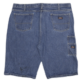 DICKIES Mens Denim Blue Casual Shorts 3XL W41 Cotton Blend Heavy Duty Workwear