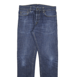 CARHARTT Mens Blue Regular Straight Denim Cotton Medium W32 L34 Workwear Durable