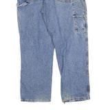 DICKIES Mens Relaxed Blue Denim Light Jeans W38 L30 Workwear Cotton Blend