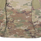 INSECT REPELLENT APPAREL Mens Green Camouflage Cotton Blend Button Jacket L