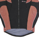 BERGHAUS Mens Black & Rust Outdoor Jacket S Polyester Zip Gore-Tex Waterproof