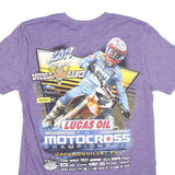 GILDAN Mens Purple 2019 Lucas Oil Pro Motocross Championship Graphic T-Shirt S