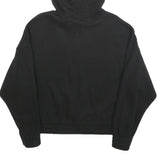 PUMA Womens Black Hoodie L Cotton Blend Pullover Casual Hooded Sweatshirt