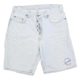 Mens Light Blue Denim Cotton Blend Casual Shorts M W32 Customer Service
