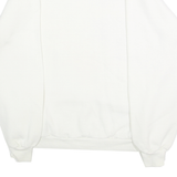 JERZEES Mens White UCLA Crew Neck L Cotton Blend Pullover Sweatshirt