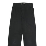 DICKIES Womens Cotton Blend Black Regular Straight Trousers W28 L29 Casual
