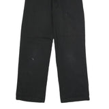DICKIES Womens Cotton Blend Black Regular Straight Trousers W28 L29 Casual