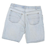 STRUCTURE Womens Denim Blue Shorts M W34 Cotton Blend Casual Regular Fit