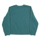 MADE FOR LIFE Womens Teal Sweatshirt Crew Neck XL Relaxed Fit Cotton Blend