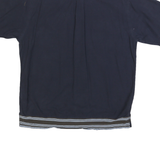 TOMMY HILFIGER Mens Navy Shirt M Embroidered Crest Cotton Button Front