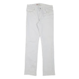 LEVI'S 511 Mens Jeans White Slim Skinny Denim W30 L31 Zip Cotton Blend