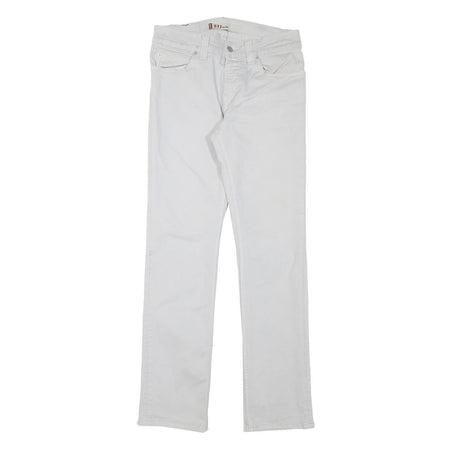 LEVI'S 511 Mens Jeans White Slim Skinny Denim W30 L31 Zip Cotton Blend