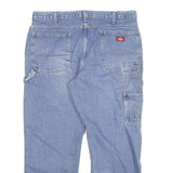 DICKIES Mens Jeans Blue Regular Straight Denim Medium W36 L28 Workwear