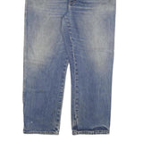 DICKIES Mens Jeans Blue Regular Straight Denim Medium W46 L32 Workwear Zip