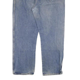 DICKIES Mens Jeans Blue Regular Straight Denim Medium W46 L32 Workwear Zip