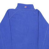 BERGHAUS Mens Blue Jacket S Polyester Plain Zip Outdoor Casual Lightweight